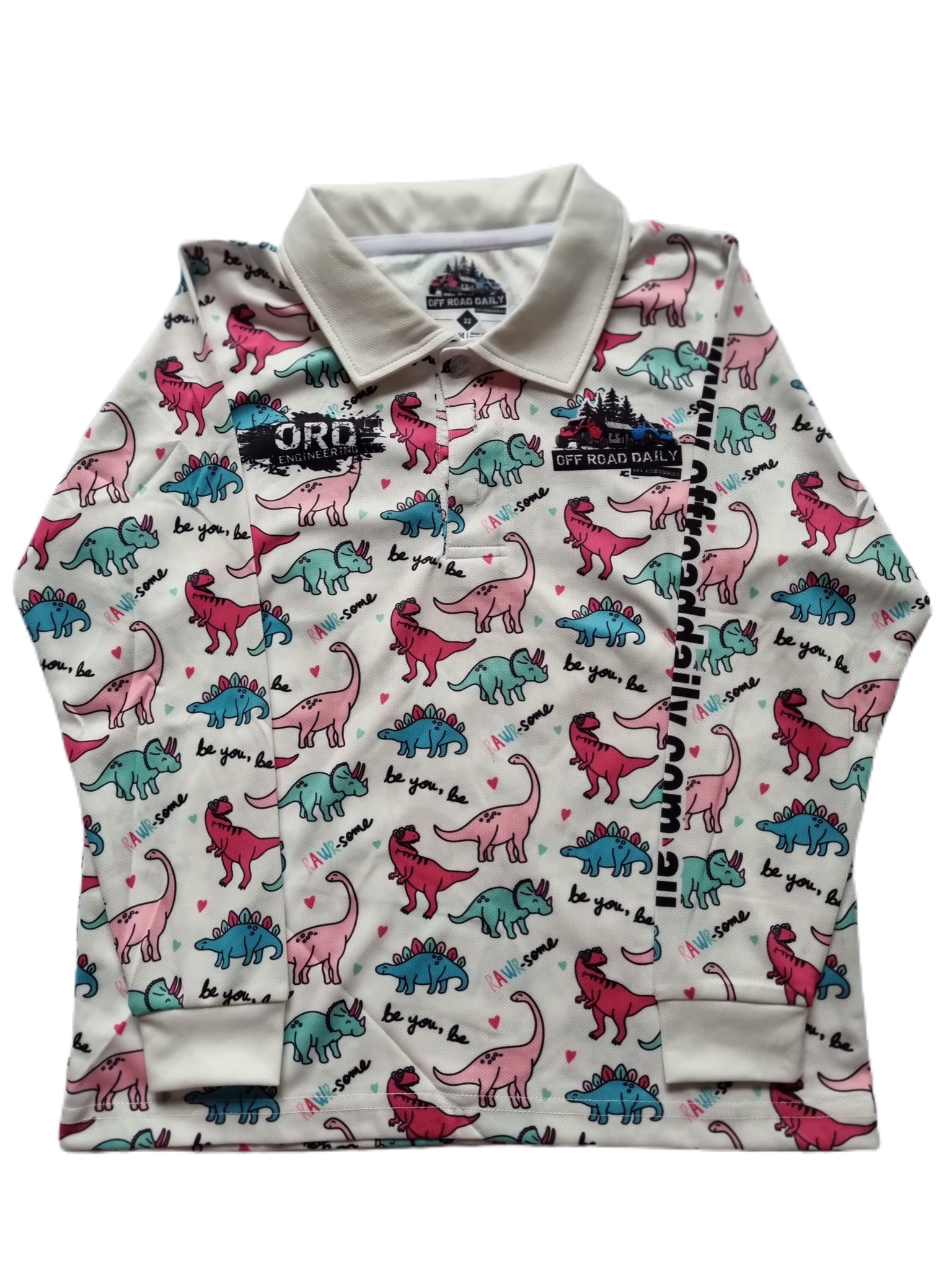 Youth dino friends polo