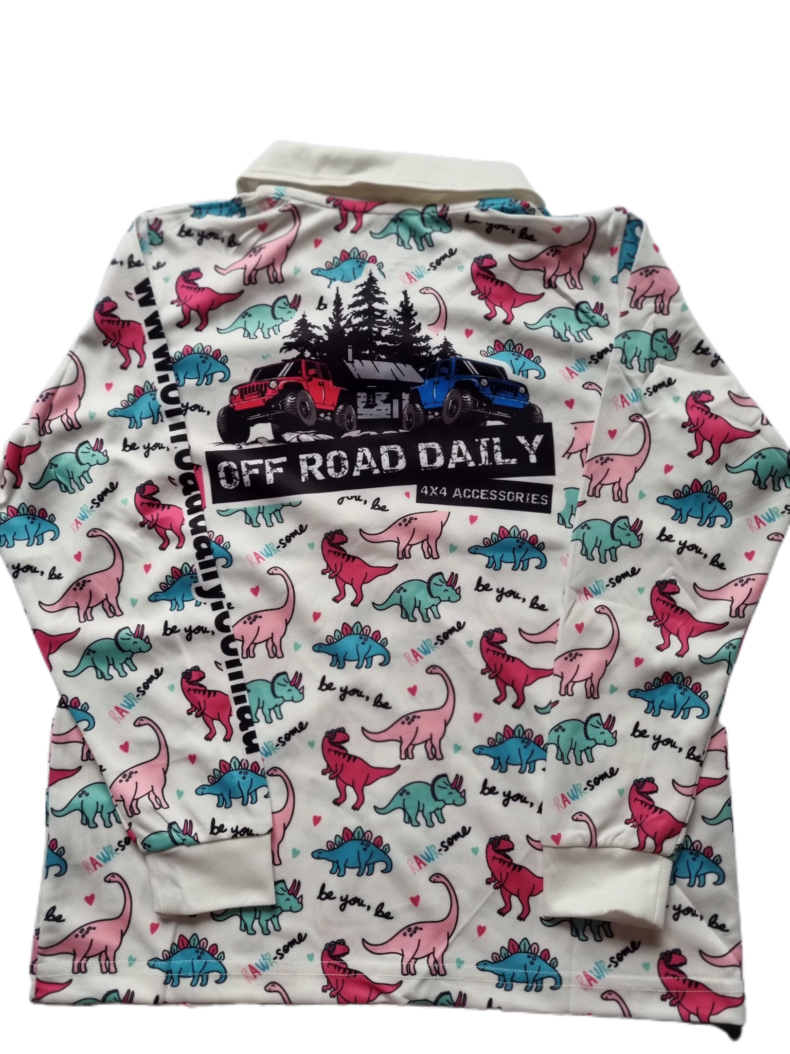 Youth dino friends polo