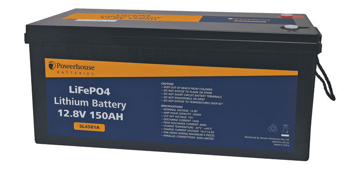 Powerhouse 150Ah Lithium LiFePO4 Battery