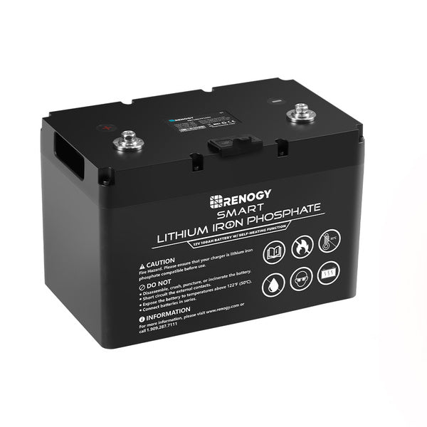 100ah Smart Lithium iron phosphate battery - Renogy