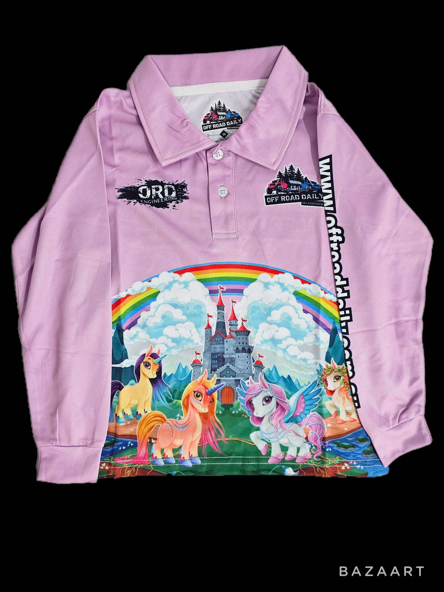 Kids Lilac Fairytale Polo