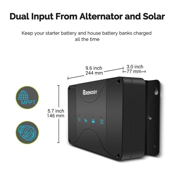 50A DC to DC battery charger - with MPPT solar input