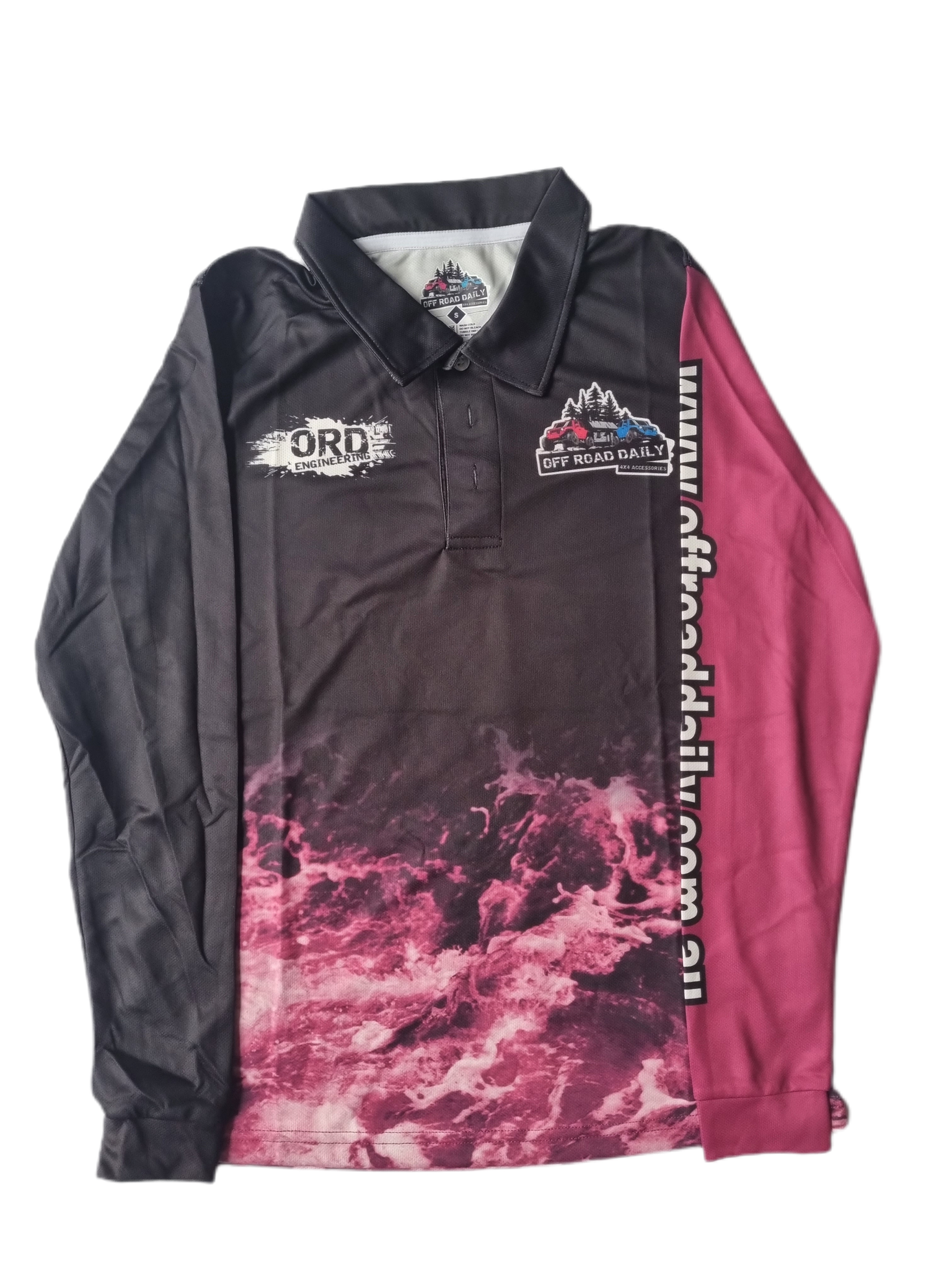 Adult fuschia storm polo