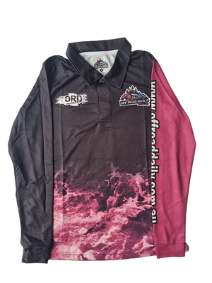 Adult fuschia storm polo