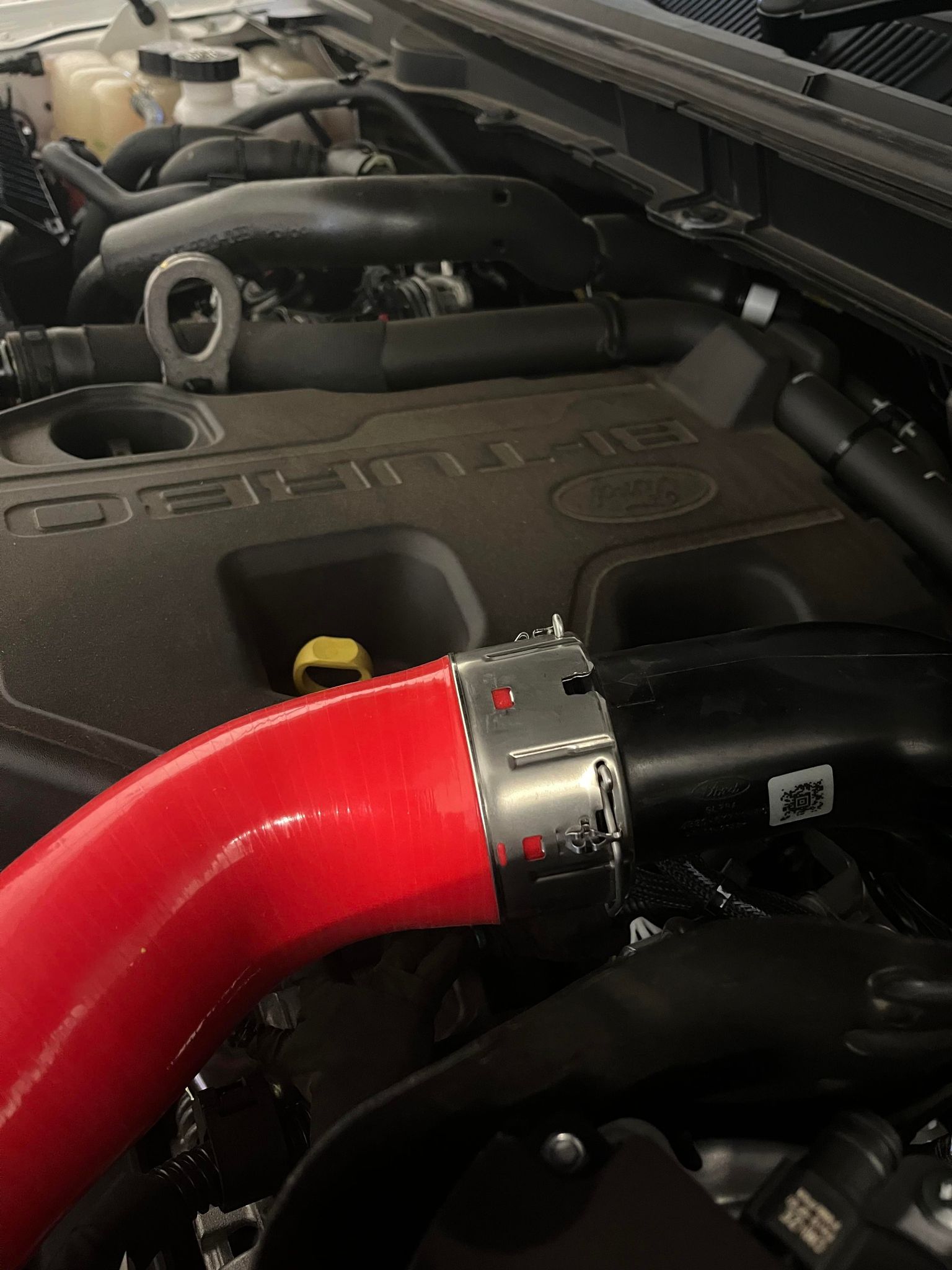 Ford Everest 2.0L Bi-turbo - Silicone Intercooler hose set