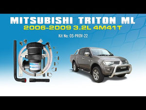 Mitsubishi Triton 2006-2009 ML 4M41T 3.2L Common Rail - ProVent Oil Catch Can Kit