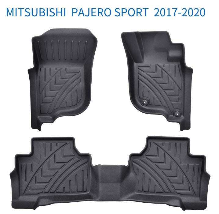 3D TPE Floor mats - Pajero Sport