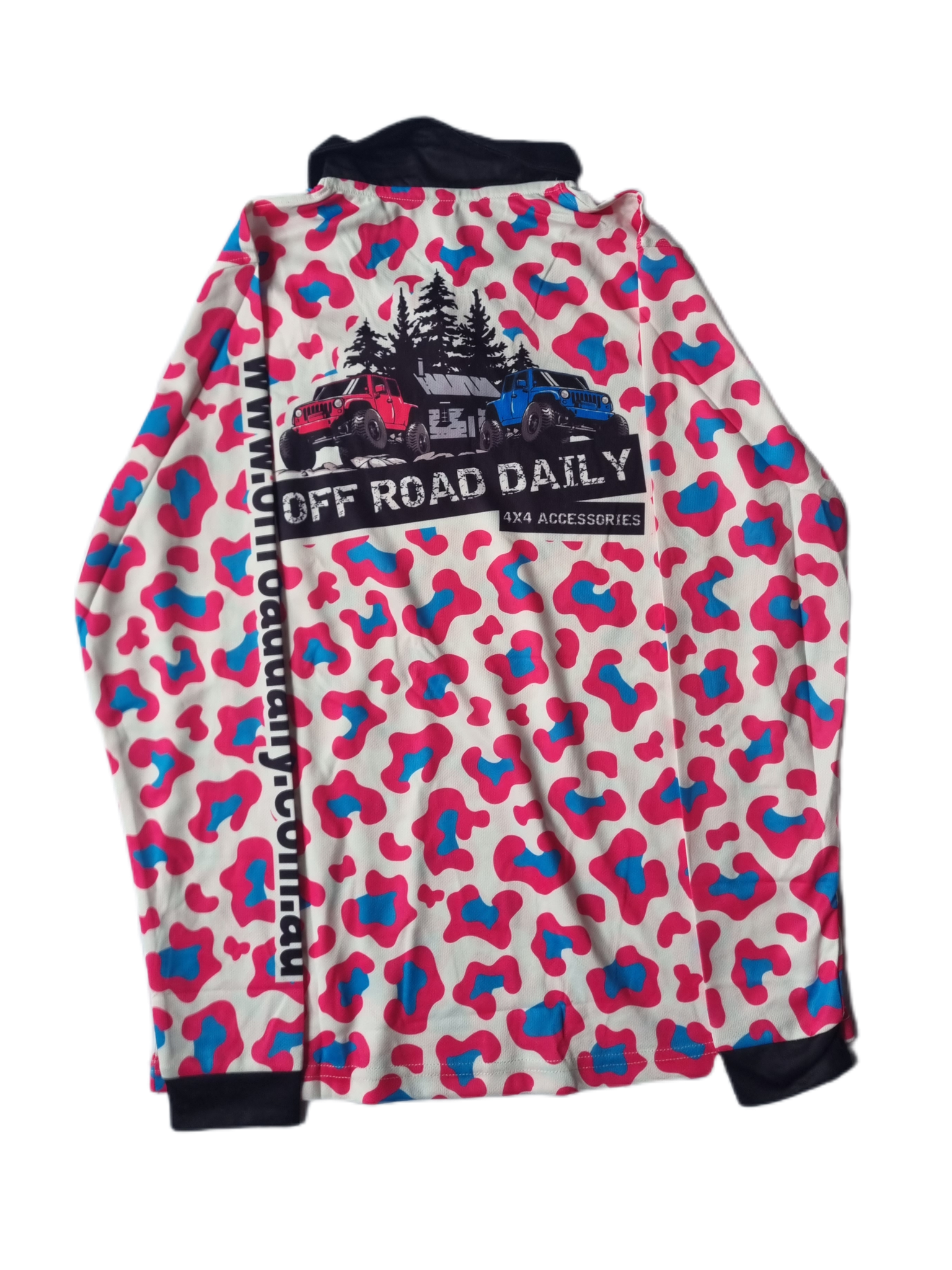 Adult/Kids fuschia leopard polo